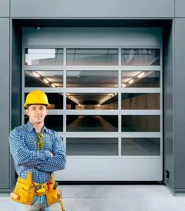 Glass Roll Up Garage Door Coral Gables